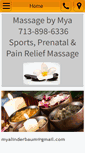 Mobile Screenshot of massagebymya.com